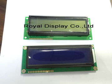 Backlight RYB1602B των άσπρων οδηγήσεων ενότητας επίδειξης χαρακτήρα LCD STN 16x2