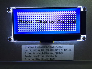 Χέρι - κρατημένος cOem σημείων ενότητας 240*80 συσκευών γραφικός LCD/ODM διαθέσιμοι