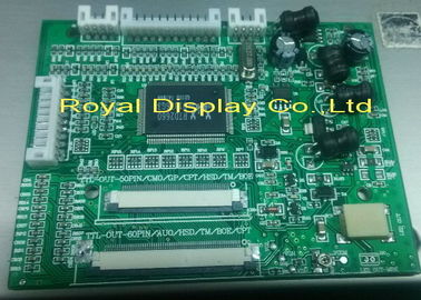 Προσαρμόστε τον πίνακα ελεγκτών VGA ΛΟΓΟΤΥΠΩΝ LCD, πίνακας PCB800068 οδηγών TFT LCD