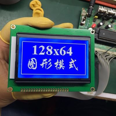 Μεταδιδόμενη αντανακλαστική γραφική LCD επίδειξη μονοχρωματικό 128x32 STN