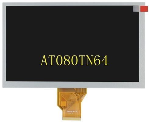 At080tn64 Innolux 8» αυτοκίνητη επιτροπή επίδειξης LCD RGB-λωρίδων LCM 800X480