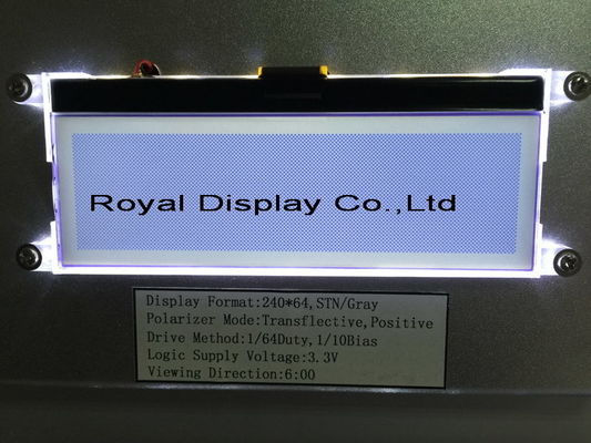 Παράλληλο FFC UC1611s συνήθειας γραφικό LCD μεγέθους 240X64 STN τμηματικό βαραίνω ενότητας ελεγκτών μονοχρωματικό