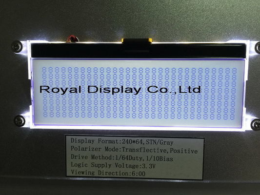 Γραφικός μονοχρωματικός ενότητας επίδειξης βαραίνω LCD τιμών 240X64 εργοστασίων