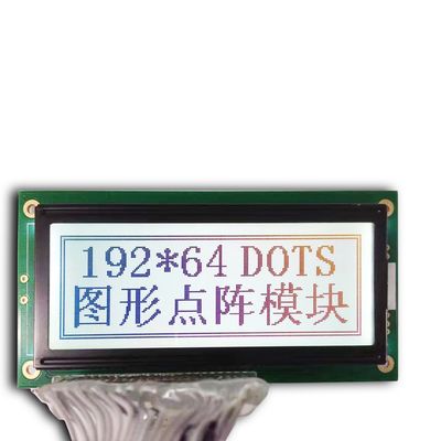 Μονοχρωματικός ΣΠΆΔΙΚΑΣ FFC FSTN υποβάθρου επίδειξης βαραίνω LCD σημείων Dfstn 192×64