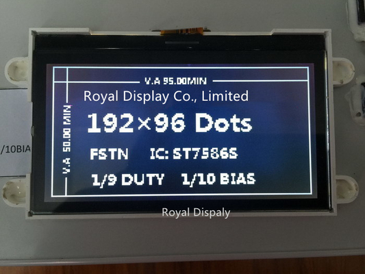 1/10 προκατειλημμένο γραφικό LCD FSTN θετικό επίδειξης 192X64 Transflective ΒΑΡΑΊΝΩ