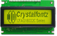 160*32 Εικόνα LCD Μοντέλο Κίτρινο-πράσινο CFAG16032C-YYH-TT Με ST7920 ευρεία θερμοκρασία