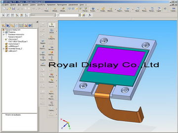 Ηλεκτρική επίδειξη Transflective LCD, μονοχρωματική υψηλή αξιοπιστία γραφικής επίδειξης