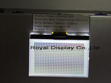 3.3V γραφική LCD ενότητα παροχής ηλεκτρικού ρεύματος με Backlight των άσπρων οδηγήσεων ST7586S