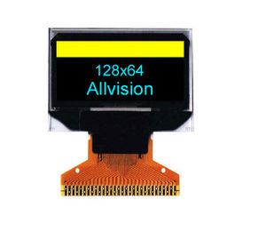Άσπρη/μπλε 128x64 Oled επίδειξης γωνία 21.744×10.864mm Viwwing ενότητας ελεύθερη 