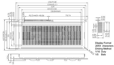 Επί παραγγελία ενότητα χαρακτήρα LCD για την αυτοματοποίηση τηλεφώνων/σπιτιών
