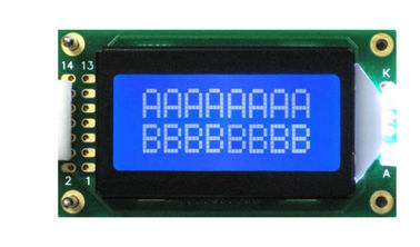 Επαγγελματικό Backlight RYB0802A των άσπρων οδηγήσεων ενότητας επίδειξης χαρακτήρα LCD 8x2