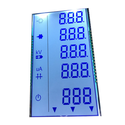 3.3V μονοχρωματικό 7 τμήμα της TN ενότητας συνήθειας LCD για τον έξυπνο ενεργειακό μετρητή
