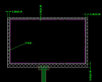 4,3 επίδειξη ίντσας 480*272 TFT LCD με την ανθεκτική οθόνη αφής για το ιατρικό εξοπλισμό