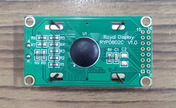 8X2 FSTN/Προσωπική μονοχρωματική οθόνη LCD με λευκό LED μαύρο φως