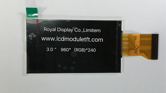 3 ιντσών χρωματική οθόνη 960x240 TFT LCD Μοντέλο με πλευρικό φως μαύρο φως