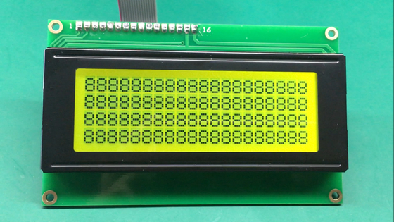 RY-C204LYILYW STN Κίτρινη - Πράσινη μοίρα LCD με IC SPLC780D1-021A