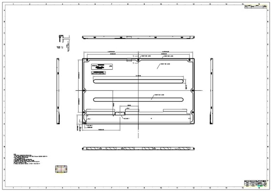 Innolux 21,5 ιντσών G215HCJ-L02 TFT LCD Μοντέλο 1920*RGB*1080 Μαύρη οθόνη 5.0V