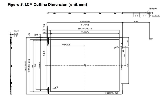 BOE BA104S01-100 10,4 ιντσών LCD Panel RGB 4:3 Κόστος-αποτελεσματική εξατομικευμένη