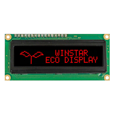 2.4'' 100*16 μονάδες Μονοχρωματική μονάδα OLED βιομηχανικής/ιατρικής οθόνης WEG010016A