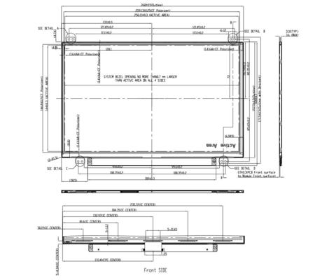 11Δείκτης οθόνης οθόνης TFT LCD 1366*768 RGB N116BGE-L41