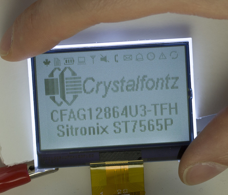 2.4' 128*64 Γράφικη μονάδα LCD χαμηλής ισχύος CFAG12864U3-TFH ST7565P με βιομηχανική οθόνη με φως πίσω