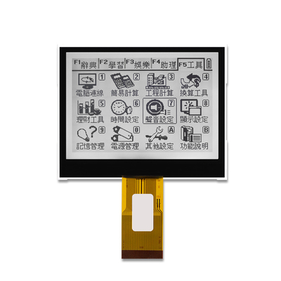 480*160 Εικόνα LCD Μοντέλο FSTN 6H Διαφλαστική θετική βιομηχανική οθόνη