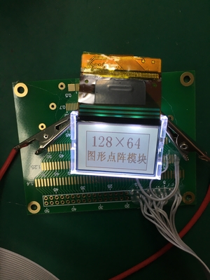 STN θετικό 128*64 γραφικό ST7920 6H ευρεία θερμοκρασία LCD μονάδα LM3033DW