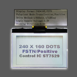 Άσπρο Backlight Fstn 240 * γραφική LCD ενότητα 160 σημείων για την επίδειξη χαρακτήρα LCD μητρών