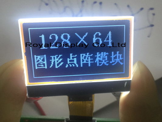 128X64 τμηματικές γραφικές LCD ενότητας St75665r ελεγκτών FPC συγκόλλησης επίδειξης εφαρμογές ελέγχου ενοτήτων βιομηχανικές