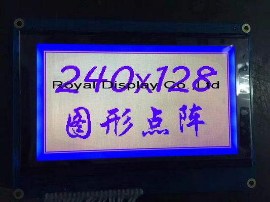 FSTN 75mA Backlight 240x128 διαστίζει την ενότητα FFC επίδειξης ΣΠΑΔΊΚΩΝ LCD με άσπρο Blacklight