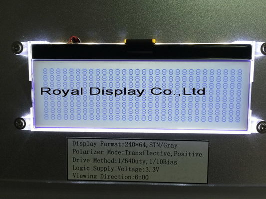 Παράλληλο FFC UC1611s συνήθειας γραφικό LCD μεγέθους 240X64 STN τμηματικό βαραίνω ενότητας ελεγκτών μονοχρωματικό