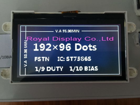 Θετική γραφική επίδειξη συνήθειας LCD Transflective ψηφίσματος συνήθειας 192X64 στο απόθεμα