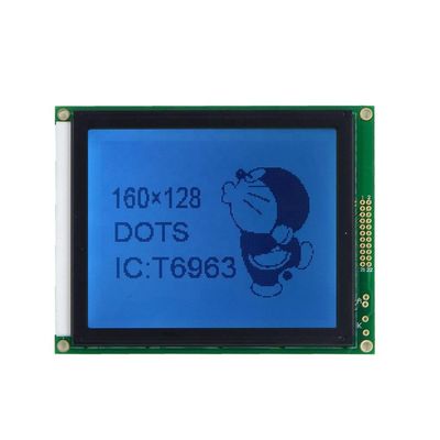 160128 γραφική επίδειξη καρφιτσών 160X128 LCD ενότητας T6963c 5V 22 LCD