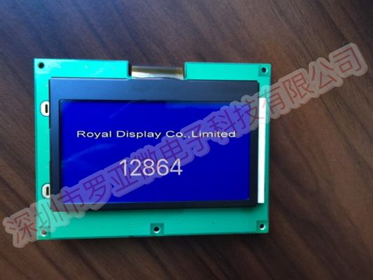 Χαρακτήρας Dfstn μπλε COG/COB Backlight 12864 ενότητα 5V επίδειξης LCD