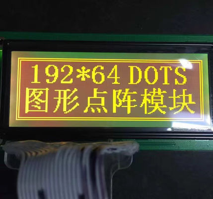 Μονο LCD Stn γραφική 192x64 παράλληλη διεπαφή ενότητας FSTN FFC σημείων