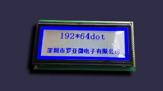 Μονο LCD Stn γραφική 192x64 παράλληλη διεπαφή ενότητας FSTN FFC σημείων