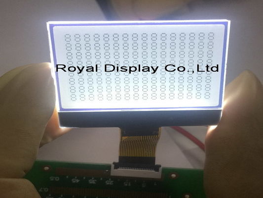 Γκρίζα 128X64 μήτρα σημείων OEM/ODM Stn με την επίδειξη RYG12864M ST7565R ενότητας LCD ΣΠΑΔΊΚΩΝ LCD Blacklight