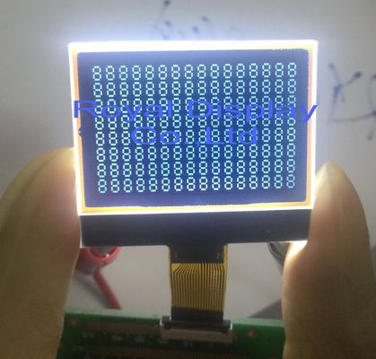 Γκρίζα 128X64 μήτρα σημείων OEM/ODM Stn με την επίδειξη RYG12864M ST7565R ενότητας LCD ΣΠΑΔΊΚΩΝ LCD Blacklight