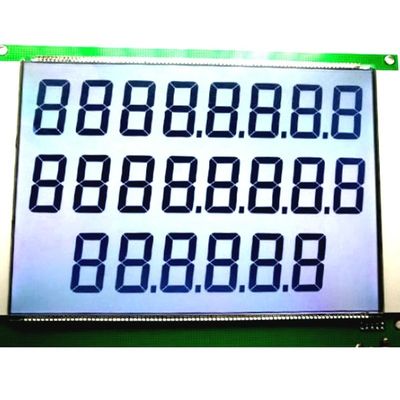 Μονοχρωματική LCD καυσίμων επίδειξη TN θετικό STN διανομέων γκρίζα με τον πίνακα οδηγών