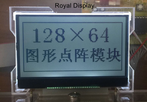 STN/FSTN Γαλάζιο 128x64 Dots COG Γραφική μονάδα LCD με τάση 3.3V