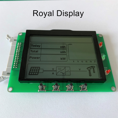 128X16dots θετική 1/65duty 1/9bias γραφική LCD επίδειξη εικονιδίων FSTN Transflective