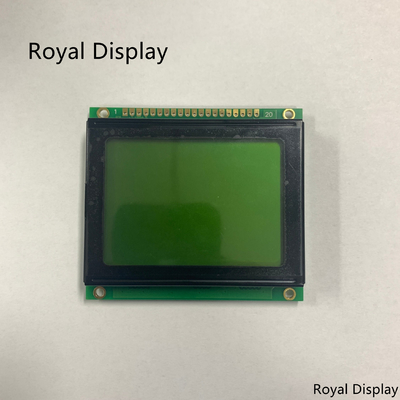 128X64dots STN κιτρινοπράσινη γραφική LCD ενότητα ΣΠΑΔΊΚΩΝ LCD επίδειξης μονοχρωματική