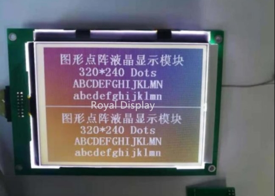 Γκρίζα γραφική LCD επίδειξη 320X240 FPC FSTN που συγκολλά το μονοχρωματικό όργανο ελέγχου LCD