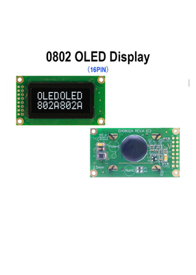 8X2 επίδειξη παράλληλο τμηματικό SPI ενότητας χαρακτήρα LCD με το προαιρετικό χρώμα