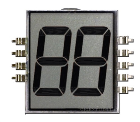 Μονοχρωματική επίδειξη TN θετικό LCD ΒΑΡΑΊΝΩ LCD επίδειξης επτά τμήματος LCD μεγέθους συνήθειας