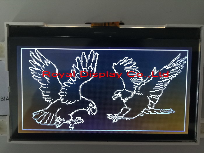 192*48 Γράφικη μονάδα LCD με φωτισμό AT0107 6H 12H ευρεία θερμοκρασία βιομηχανική οθόνη