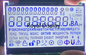 Μεταδιδόμενος αρνητικός επίδειξης VA 7 τμημάτων LCD μικροϋπολογιστών μίνι μικροσκοπικός διαφανής