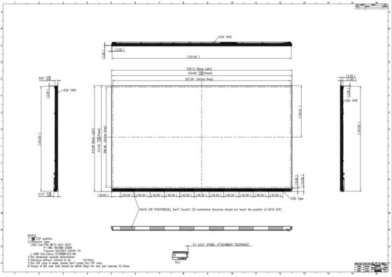 23.8 ιντσών Innolux TFT LCD Μοντέλο R238hca-L3b 1920*1080 Full HD 16.7m Οθόνη