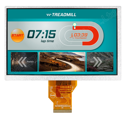 7' 800*RGB*480 TFT LCD Μοντέλο λευκό διαπεραστικό 12H 16:9 με ST-5623D