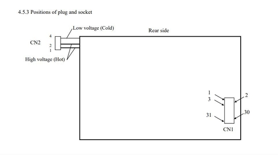 6.5' TFT LCD Module VGA Industrial 640*RGB*480 NEC Αρχική οθόνη Μικρό MOQ